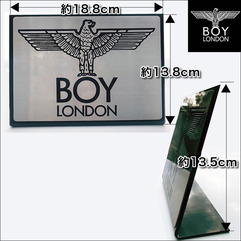 通販値下BOY LONDON ボーイロンドン 90年代制作　ショップ用プレート＋オマケつき 店舗什器
